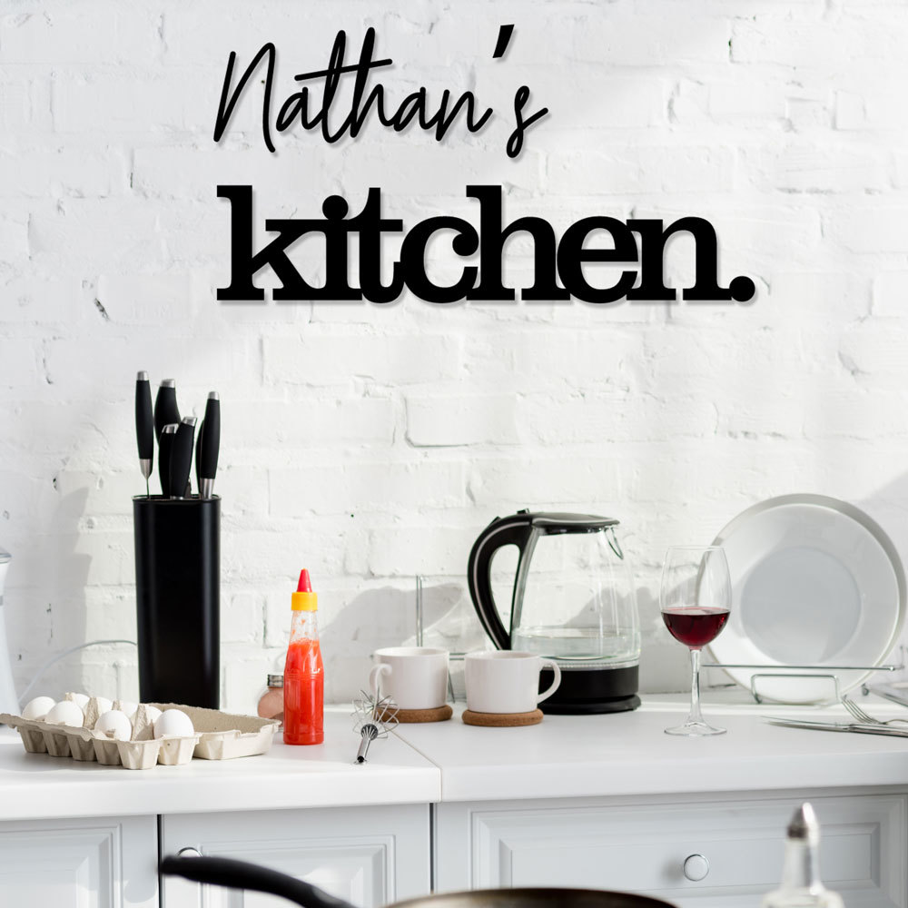 Personalised Kitchen Wall Sign