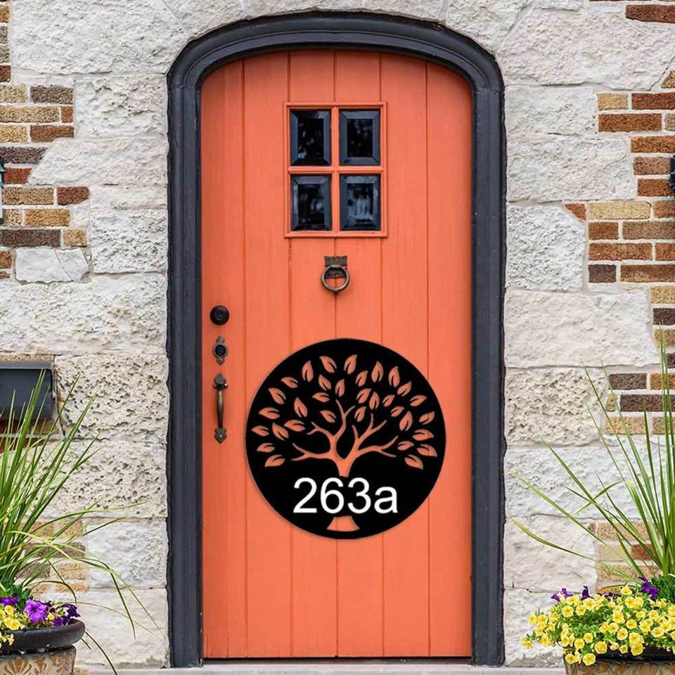 House Number Signs - Tree of Life